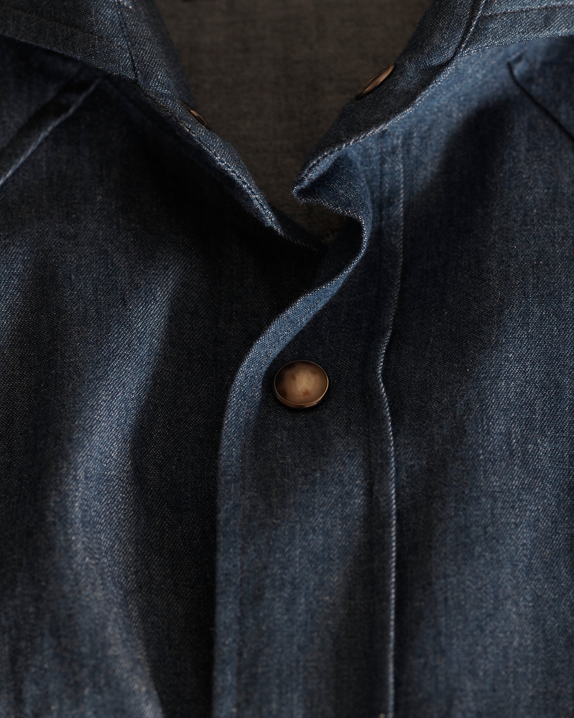 Indigo Denim Western Shirt.