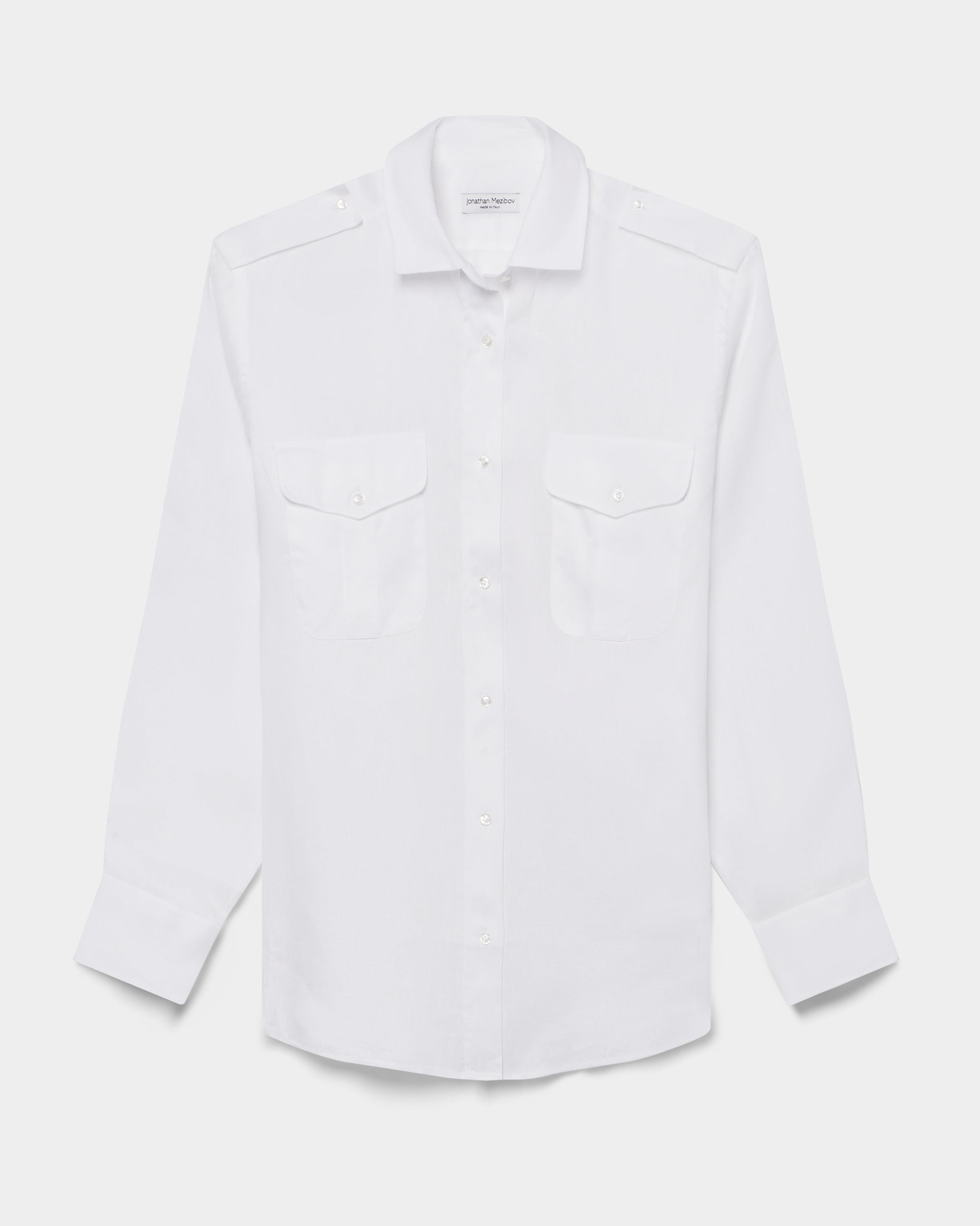 Fletcher Linen Military Shirt