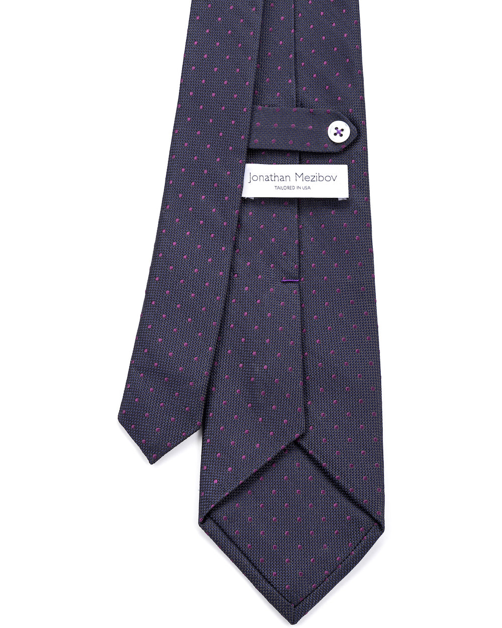 Dotted Silk Jacquard Tie