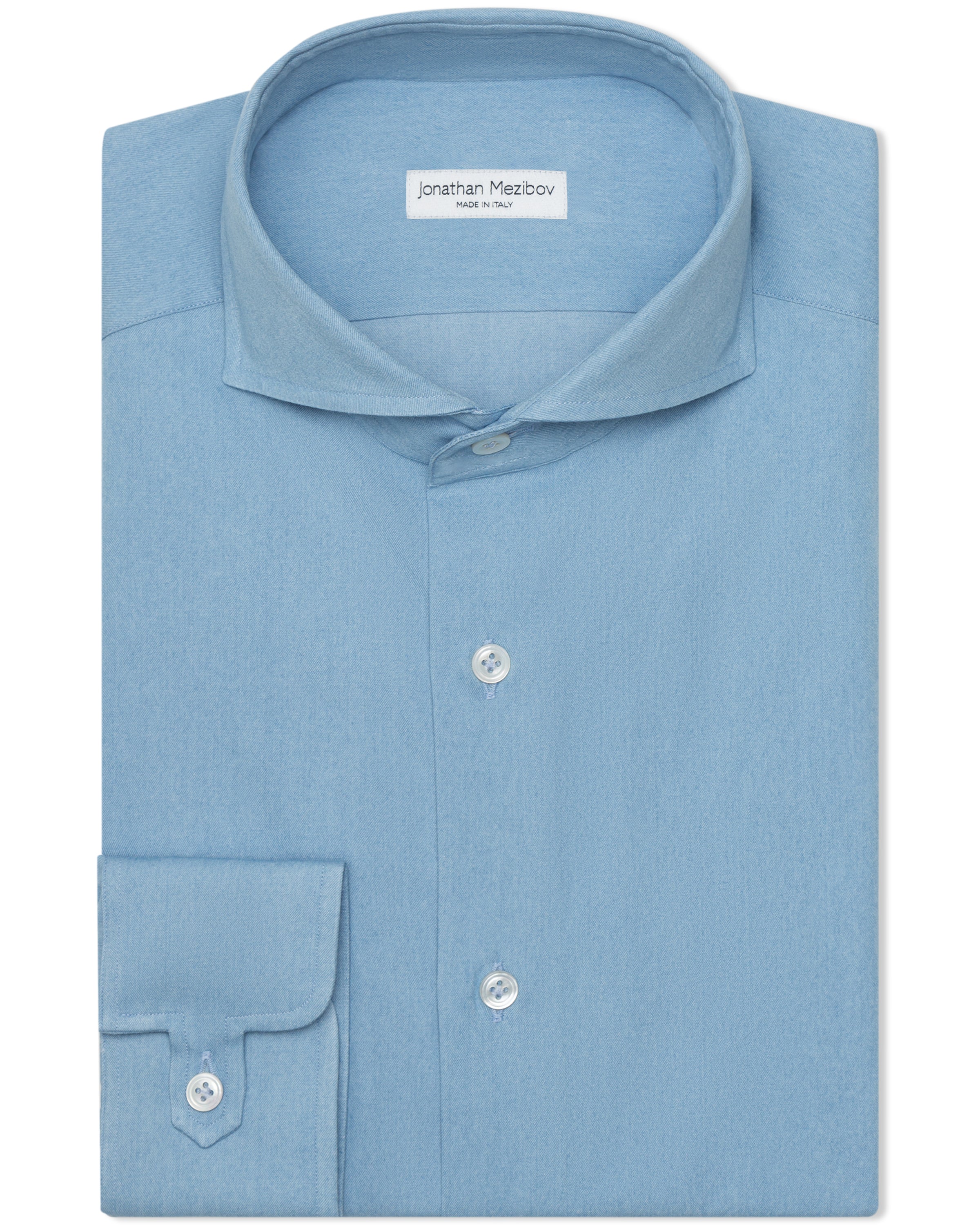 Slim-Fit Pearson Bleached Denim Shirt