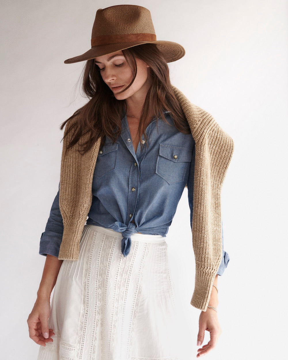 Chambray Western Shirt