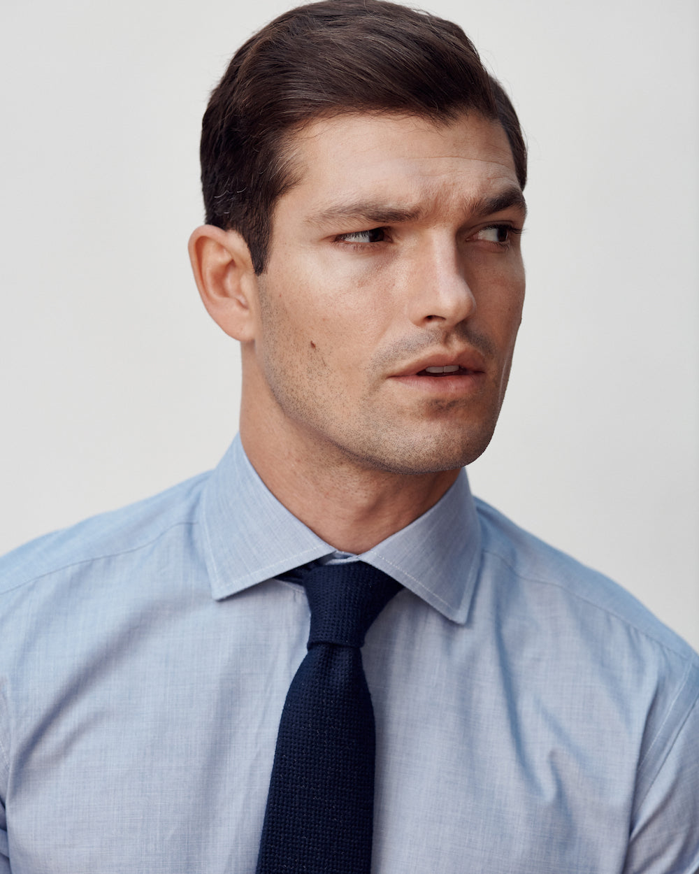 Textured Wool-Silk Tie