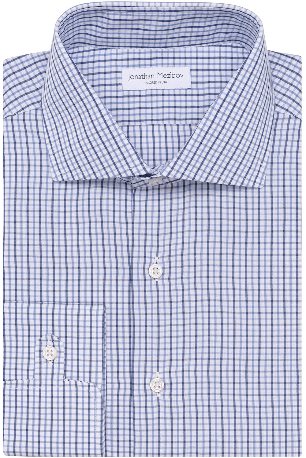 Jonathan Mezibov Slim-Fit Carmichael Checked Dress Shirt.