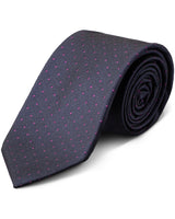 Jonathan Mezibov handmade Dotted Silk Jacquard Tie.