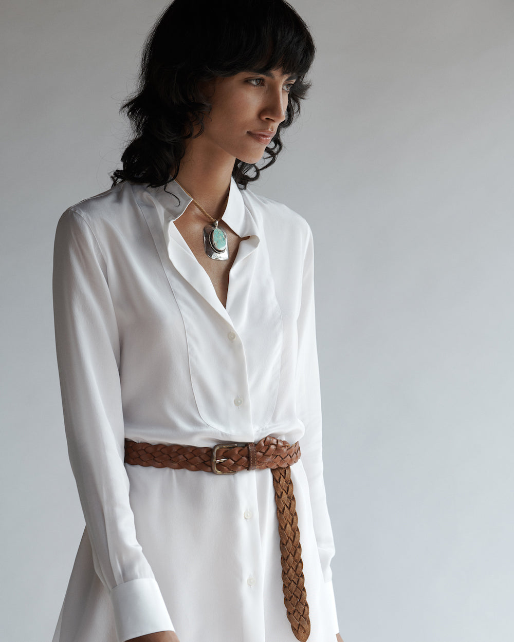 Diana Silk Crepe de Chine Shirt - Made to Order